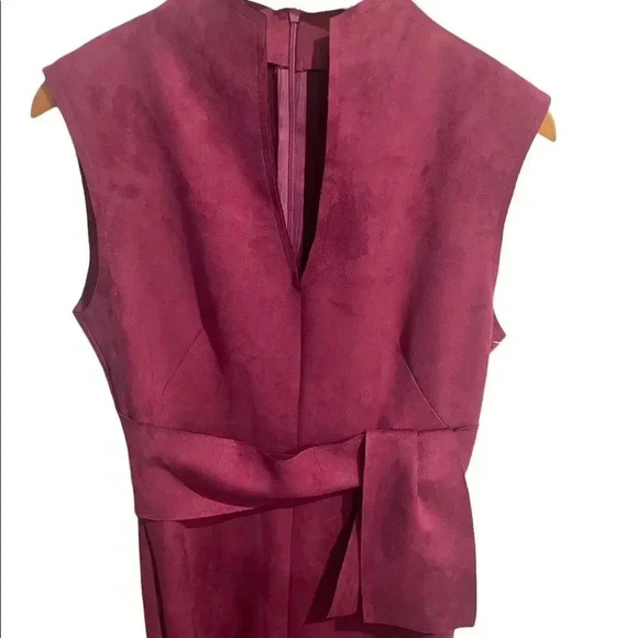 Sandro Ferrone Roma fuschia sleeveless midi dress size 11 - Picture 3 of 7